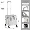 Portable Stair-Climbing Trolley: Folding Cart for Groceries, Camping, and Outdoor Use