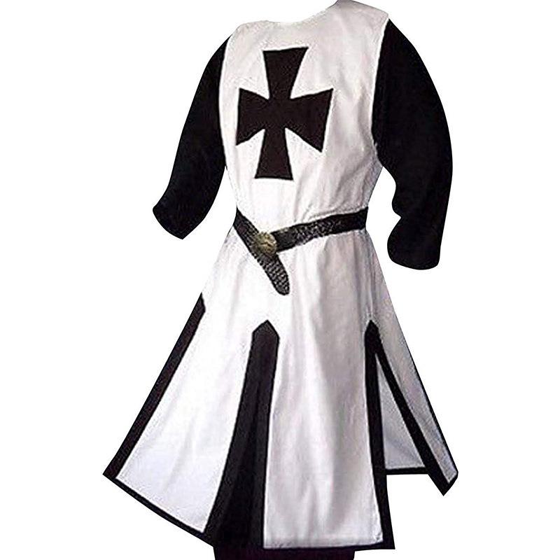 Medieval Crusader Knight Cloak and Jacket Cosplay Costume