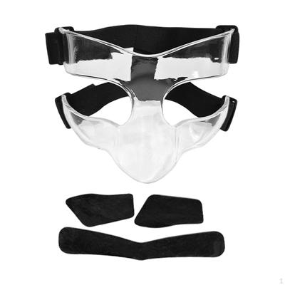 Basketball Mask, Face Shield for Broken Nose, Protection with Padding, Nose Guard Mask Gym,