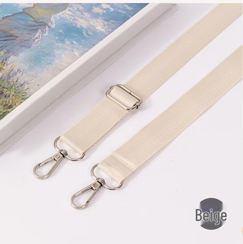 

New Adjustable Nylon Crossbody Shoulder Strap - Solid Color, Widened & Thickened Design
