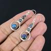 Natural Labradorite Gemstone Earrings Solid 925 Sterling Silver Handmade Earrings Jewelry Gift For Women And Girls E-468