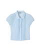 CRANK Sheer Pintuck Blouse_Sky Blue
