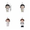 Handmade White Nurse Figurine Cartoon Nurse Baking Ornaments Funny Doctor Model  Desk