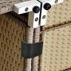 10 Pcs Patio Wicker Furniture Clips Reusable Garden Sofa Fasteners For Rattan Furniture Sofa
