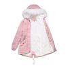 Mid-length Women’s Fashion Trend Hooded Down Jacket Soft Comfortable Lightweight Wrinkle-resistant Thickened Warm Long-sleeved Parka