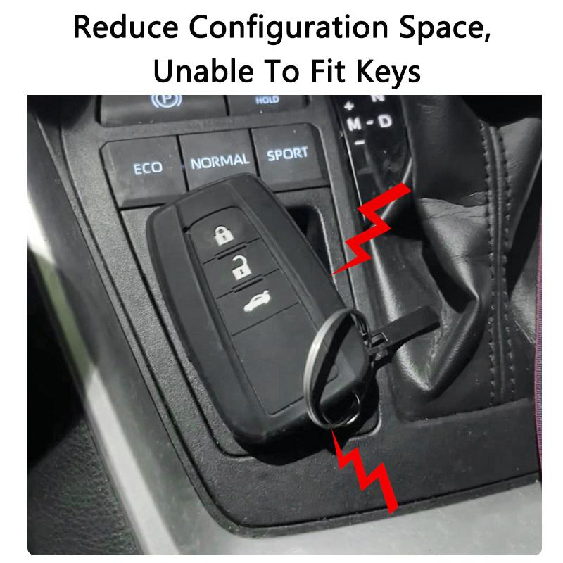 QHCP Car Gear Panel Thermometer Hygrometer Quartz Clock Fit For Toyota RAV4 20-24 Gasoline Version Low Configuration Accessories