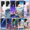 Anime Ästhetische Landschaft Handyhülle Für Samsung Galaxy S24 S25 Edge S26 Ultra S22 S23 Plus S21 + S20 FE Weiche TPU Rückabdeckung Galax