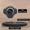 15 Inch 380MM JDM Car Modification Steering Wheel Off-road Large-diameter Leather Competitive Racing Steering Wheel Universal