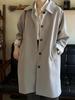 Yan Shuang Women's Korean Style Casual Trench Coat - Autumn Loose Fit Mid-Length Jacket (80861)