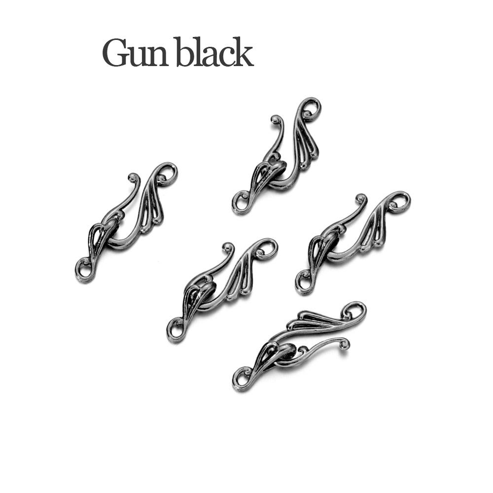 10pcs Antique Bronze Gold Musical Note Shape Zinc Alloy Toggle Clasps Hooks For Necklace Bracelet Jewelry Making Supplies DIY
