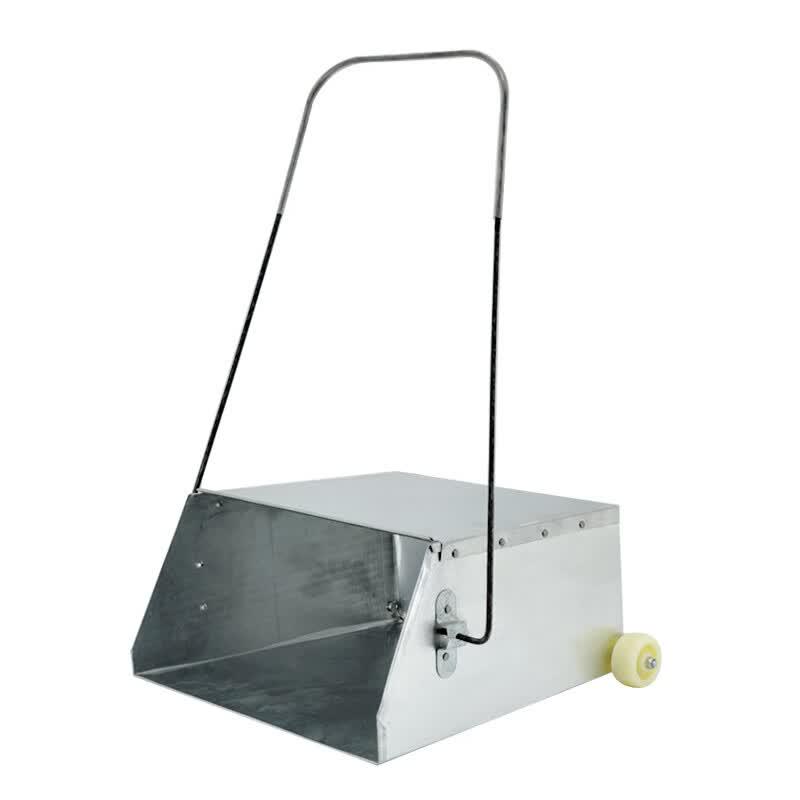 Lanshi LS-1007 Heavy-Duty Wheeled Iron Dustpan