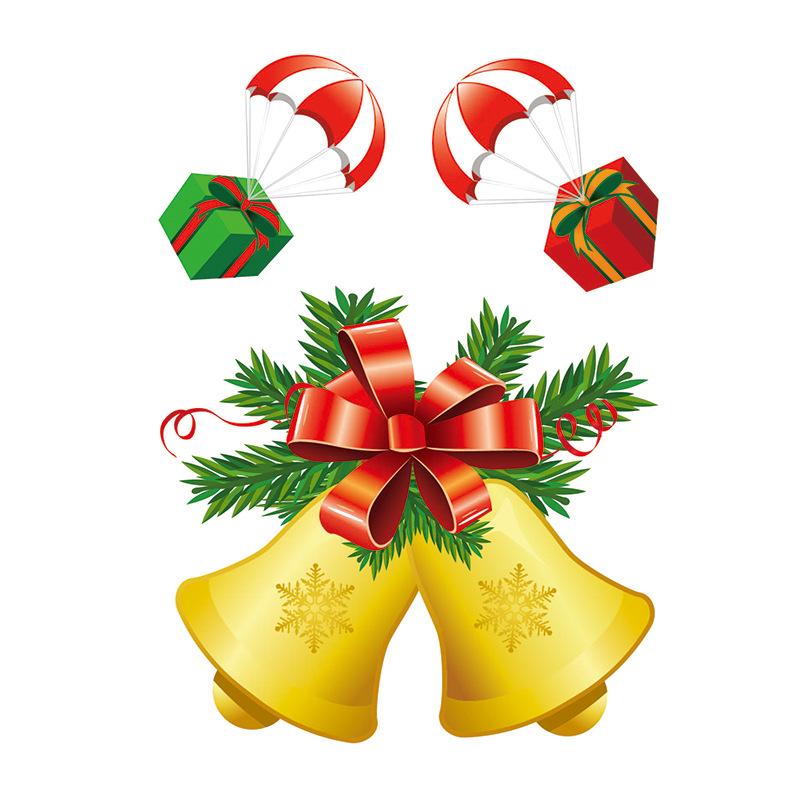 Decoratiuni de Crăciun Autocolant static de Crăciun Autocolant static pentru fereastră de Crăciun Autocolant de Moș Crăciun