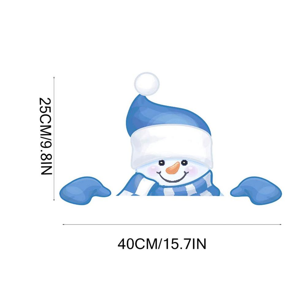 Christmas Fence Peeker Christmas Santa Snowman Fence Peeker Decoration Cute Fence Sign Ornaments For Yard Art Garden Christmas