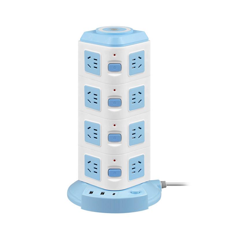 Multifunctional Vertical Wireless USB Fast Charging Board for Home