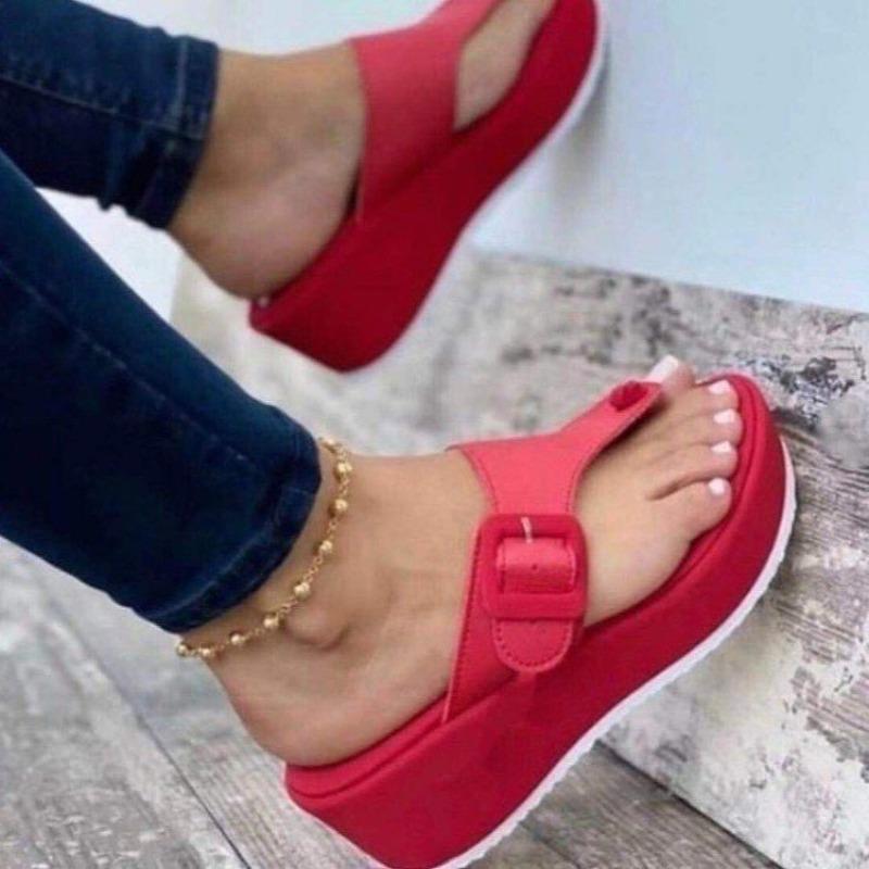 Pantofole cool da donna nuove taglia grande scarpe da spiaggia muffin e casual a taglio basso punta pantofole rosa