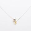 J.Lauren 02N0519 Pearl and Gold Leaf Silver Necklace