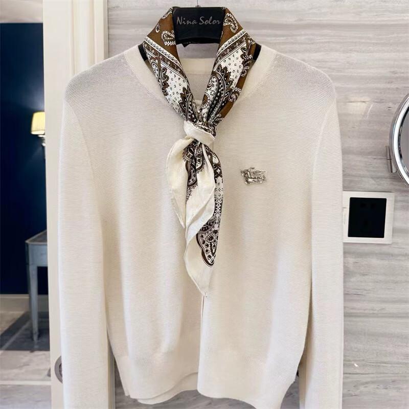 NINA SOLOR Silk Square Scarf