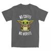 Star Jedi Knight Mandalorian Baby Yoda T-Shirt Fashion Pure Cotton Tees Crew Neck Short Sleeve T Shirt 4XL Clothes Unisex