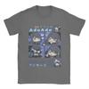 Ado Graphic Print Autumn Pure Cotton Men's and Women's T-shirt Short Sleeve Street Fashion Trend Clothing Kawaii