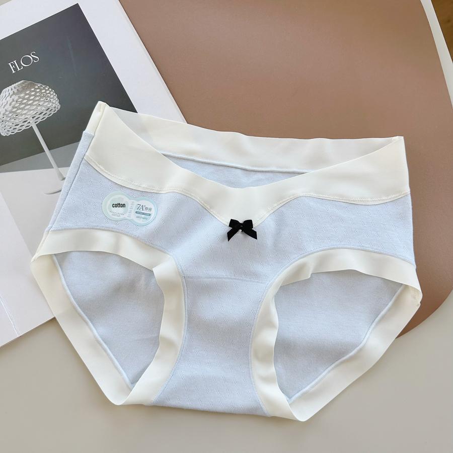 

Трусы женские из хлопка с удлиненной ластовицей, телесного цвета, комфортные, со средней посадкой, антибактериальные - мягкие и подходят для беременных One Size
