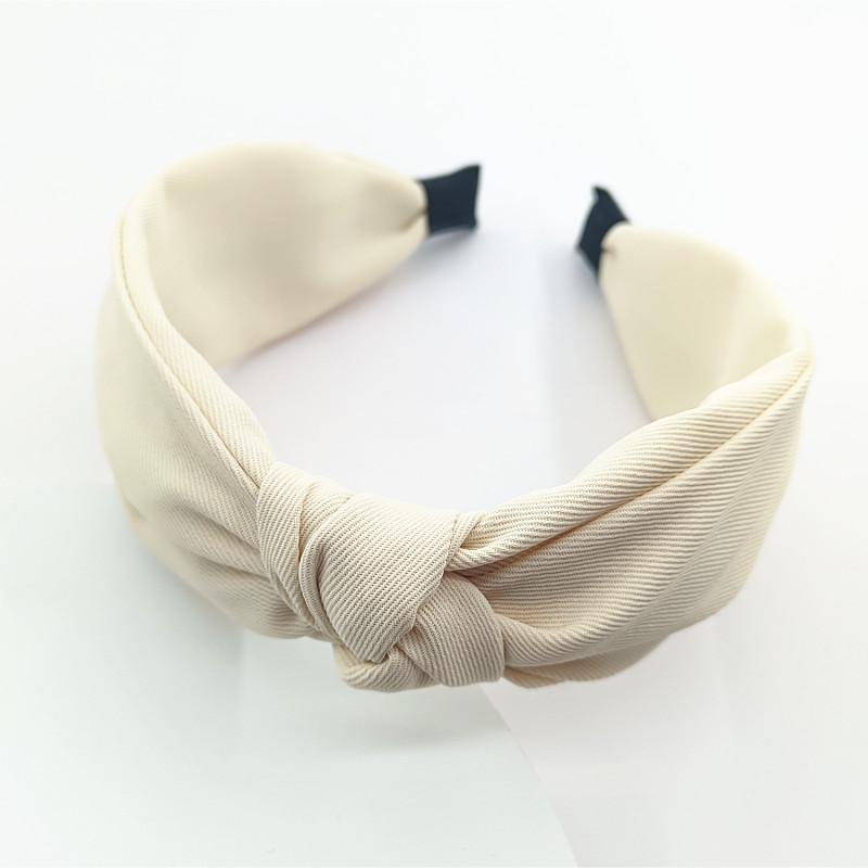 Minimalistische Damen Stirnbänder Einfarbiges Köpergewebe Geknotete Haarbänder für Damen Mädchen Lässig Einkaufen Reisen Kopfschmuck Accessoires