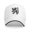 Flemish Lion From The Flag Of Flanders Europe Spain Baseball Cap Lion Casual Hip Hop Hats Summer Women Unisex Baseball Caps