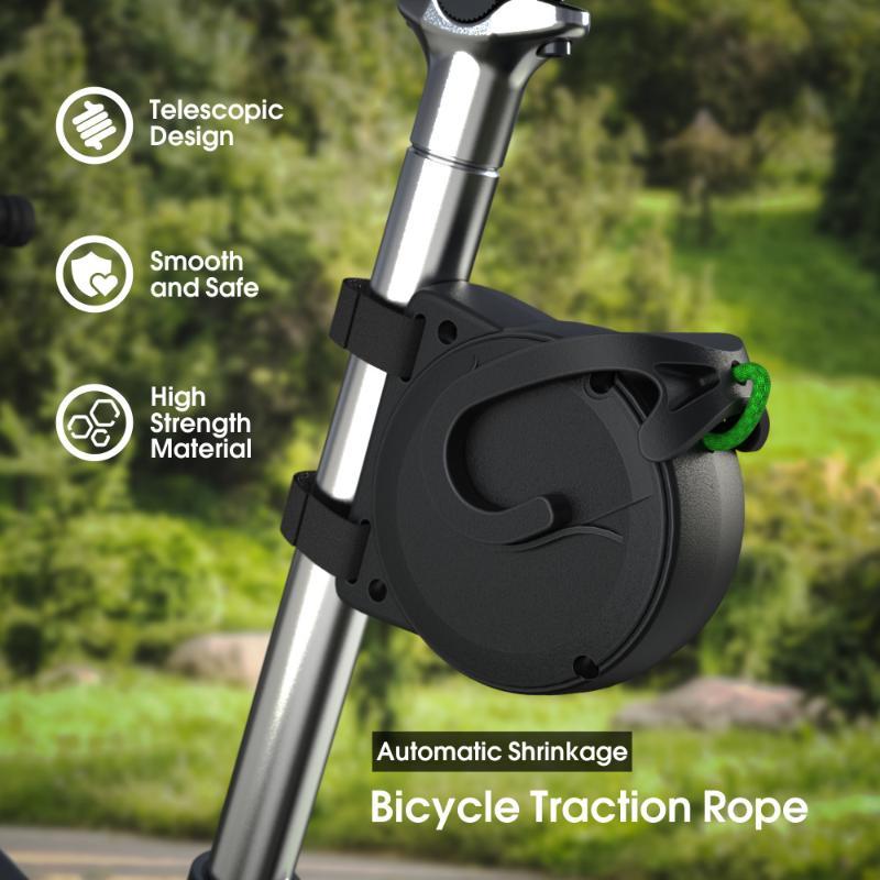 Long Distance Riding Elastic Bike Pull Rope Parent-Child Bicycle Traction Cord Heavy Duty Towing Rope for Mountain Bike
