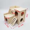 Hamster Swing Seesaw Nest Solid Wood House Hamster Sleeping Nest Golden Bear Villa Toys