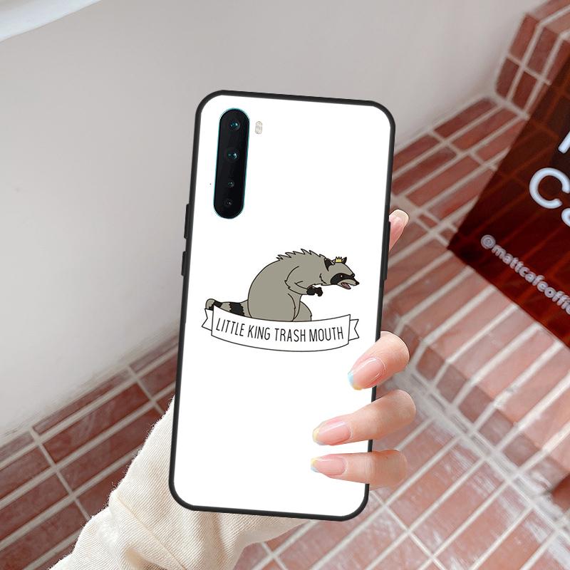 Cartoon Raccoon Kawaii Case For OnePlus 15 13 12 11 13T 13R 12R 10R 10T 8T OnePlus Nord 5 CE 3 4 Lite N20 N30 Cover