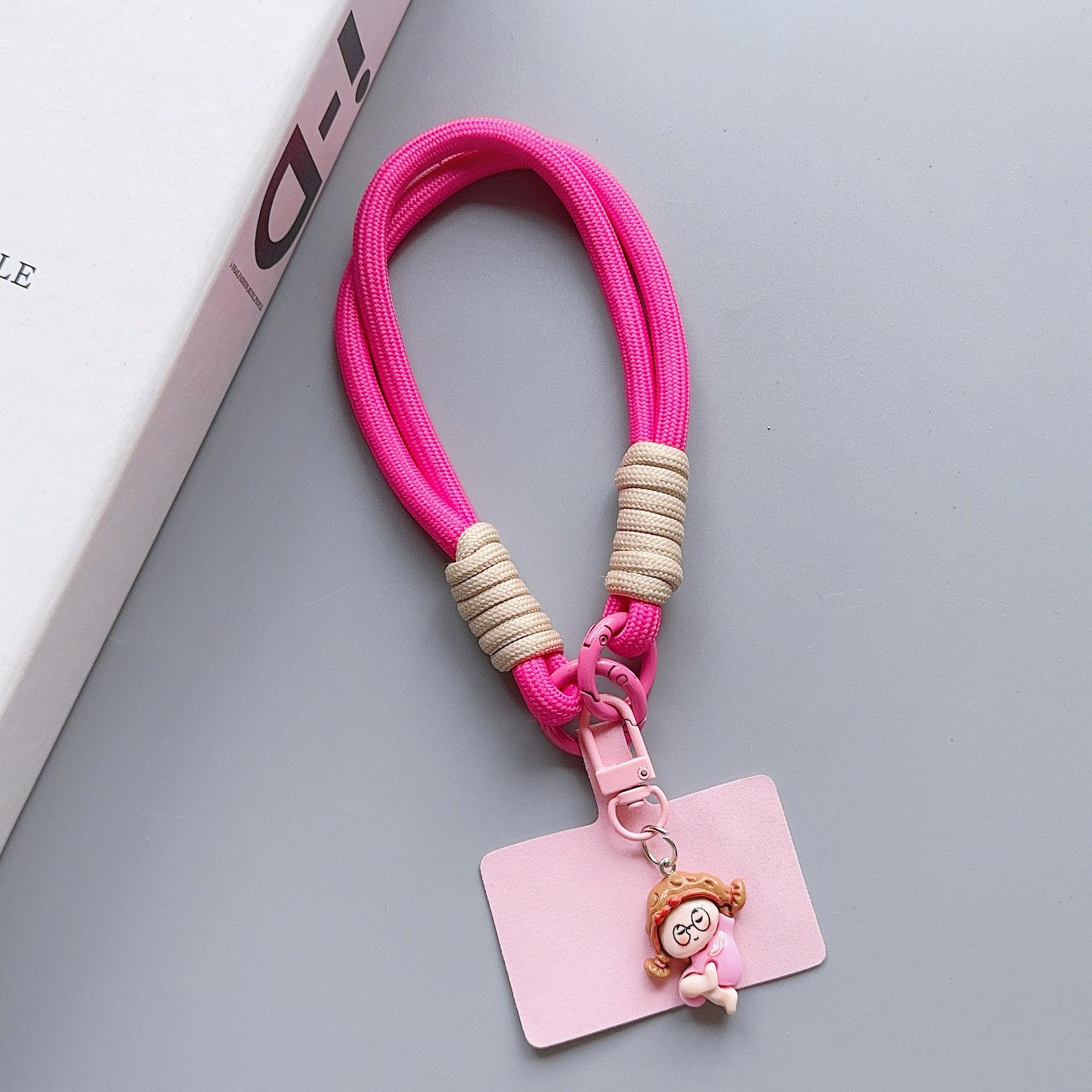 

Mobile Phone Lanyard: Crossbody, Anti-Lost, Adjustable Neck & Wrist Strap with Clip for Girls