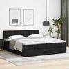 Maison Exclusive - Cadre de lit ottoman avec matelas noir 200x200 cm similicuir