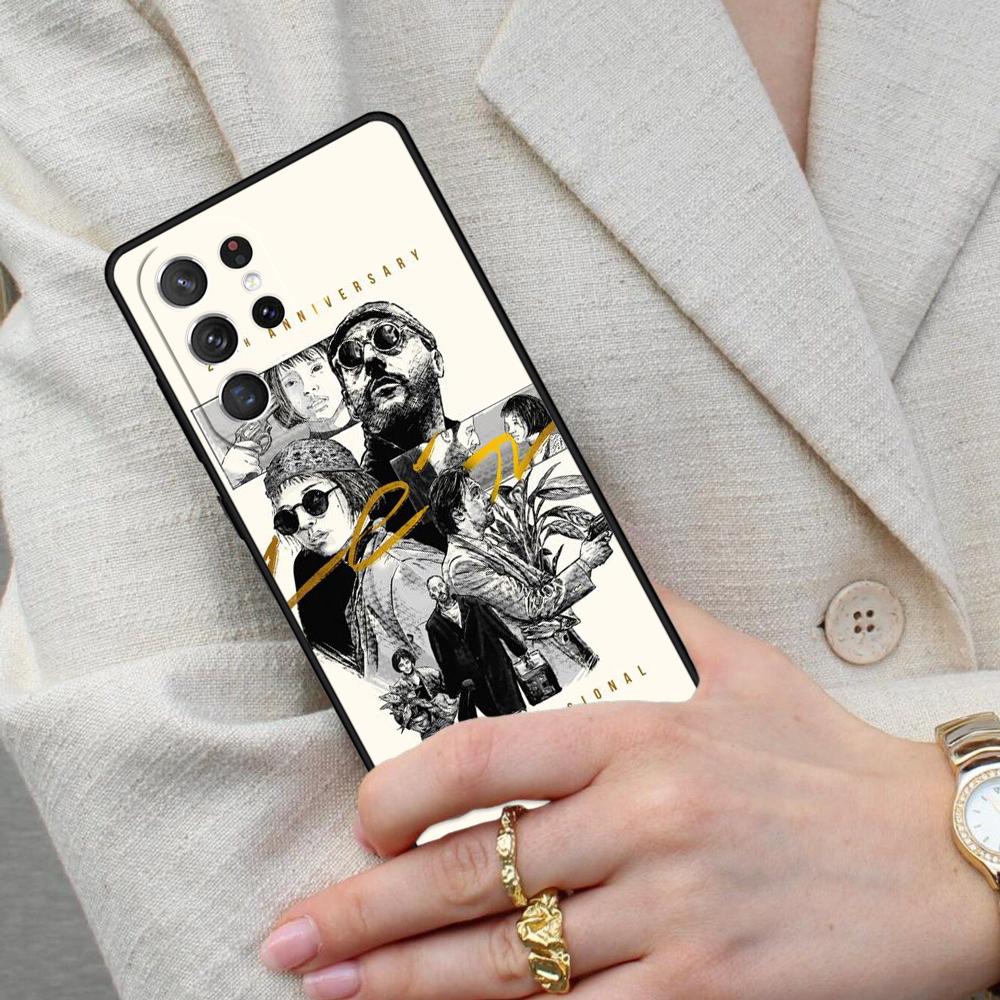 Cartoon Killer Leon Uncle Girl Cell Phone Case for Samsung Galaxy S26 Ultra S25 S24 S23 S22 S21 S20 Note10 Cover