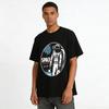 Vintage Space Explore Astronaut Print Casual Crew Neck T-Shirt Pure cotton T-shirt