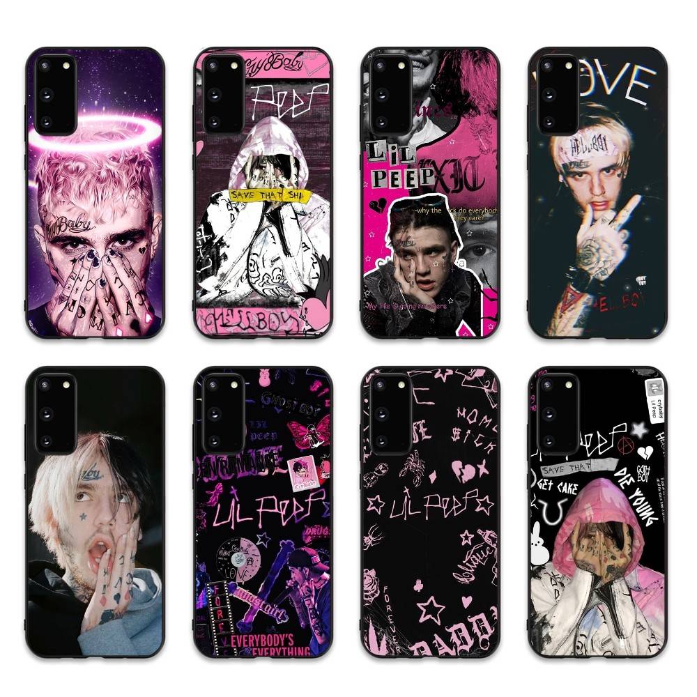 Classic Emo Rapper L-Lil P-Peep Phone Case For Samsung S 24 Fe 25 Ultra Plus 20 Lite 21 30 22 23 24 22 Ultra 5G Fundas