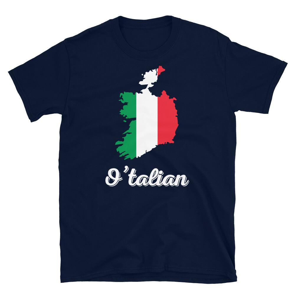 

Funny Saint Patrick s Day Italy Irish O talian Short-Sleeve Unisex T-Shirt 4XL