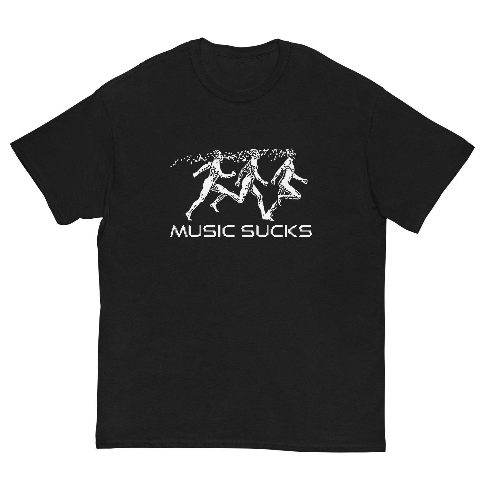 Music Sucks, Boiler Room Parody - Vintage Y2k Rave Shirt L