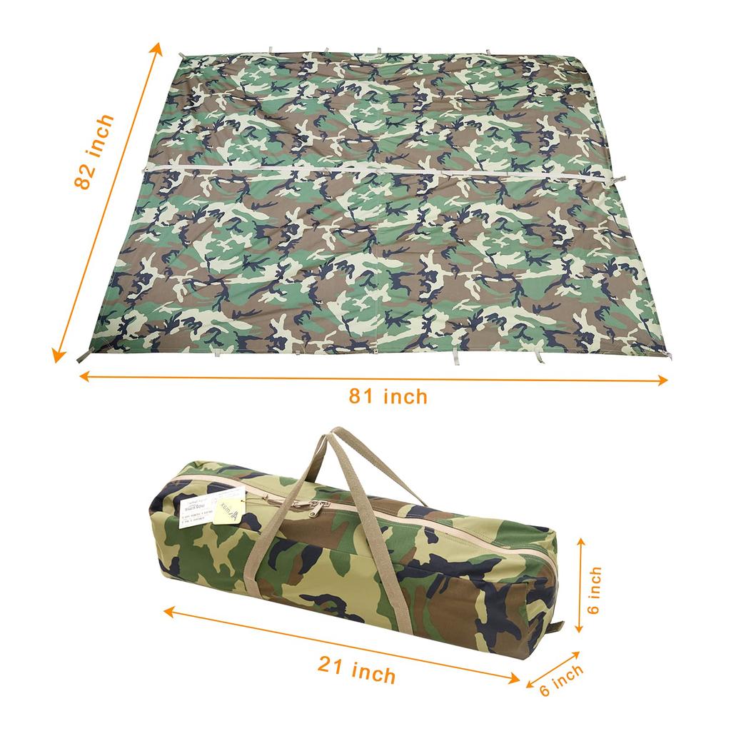 AKmax Military Tarp Survival Shelter Stan Lehký Bushcraft Fly By Bee Cover Rain and Sun Woodland
