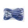 Copper-Plated Telescopic TPE Garden Water Hose for Car Wash, Expands 3x, Blue.