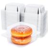 Clamshell Take Out Tray Plastic Hinged Food Containers Disposable Takeout Box