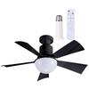 52CM/42CM Modern Ceiling Fan with LED Light Remote Control Silent Ceiling Fan for Kitchen Bedroom Basement Dining Living Room