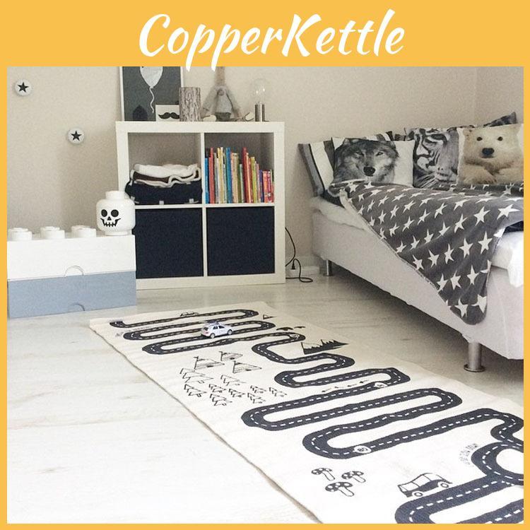 Schwarzer Druck Baby Spielmatten Spielmatte Mode Teppichmatte Boden Krabbeln Kinder Requisiten