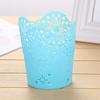Hollow Flower Simplicity Brush Storage Pen Pencil Pot Holder Container Desk Organizer Gift