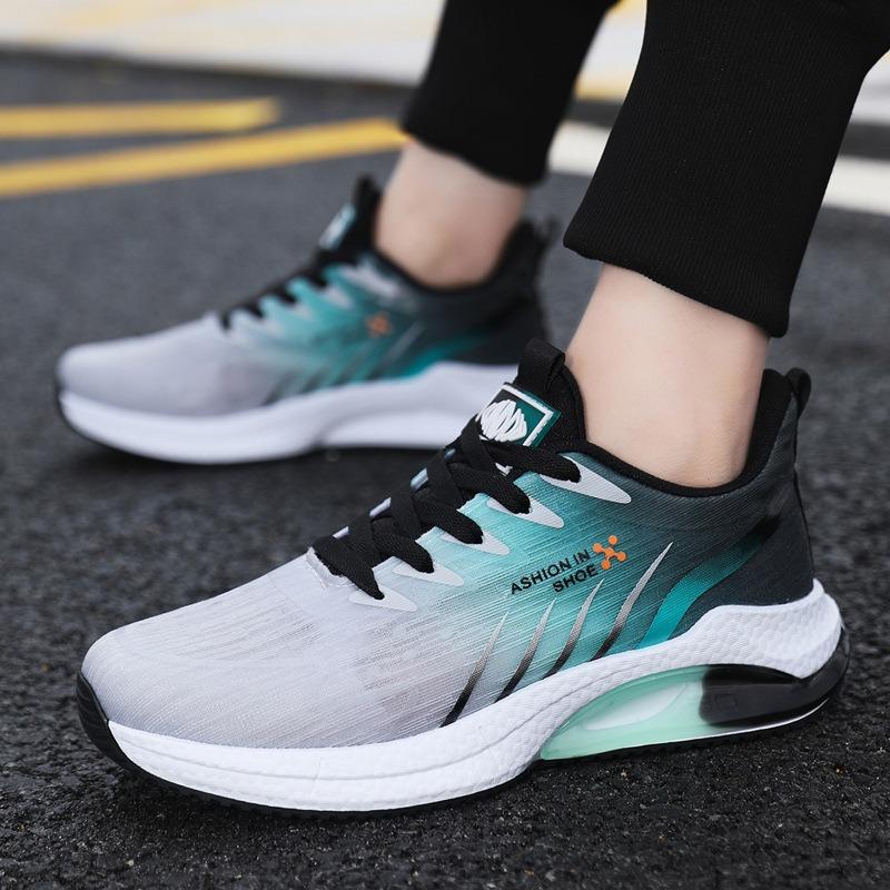 Breathable Mesh Sneakers Fashion Lace-up Jogging Shoes Spring and Summer Low-top Flat-heeled Men's Shoes Men's Shoes