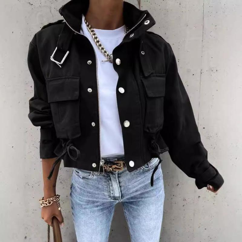 Nueva Chaqueta Casual Corta Estampada para Mujer Primavera 2026