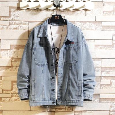 Men's Retro Loose Plus Size Denim Jacket - 2023 Autumn Trendy American Outerwear