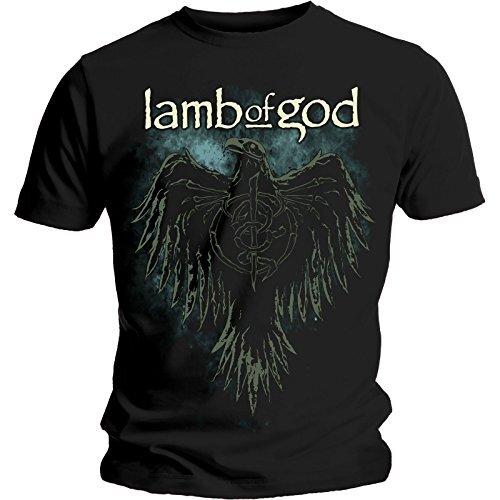 Rockoff Trade Men s Lamb of God Phoenix T-Shirt, Black, Large XL