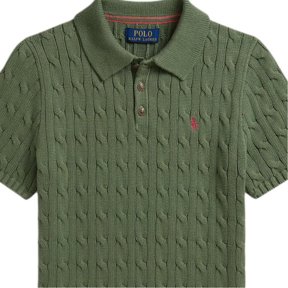 Polo Ralph Lauren Pullover Zopfmuster Baumwolle Gerippter Saum Kinder Kinderpullover 323962923-506