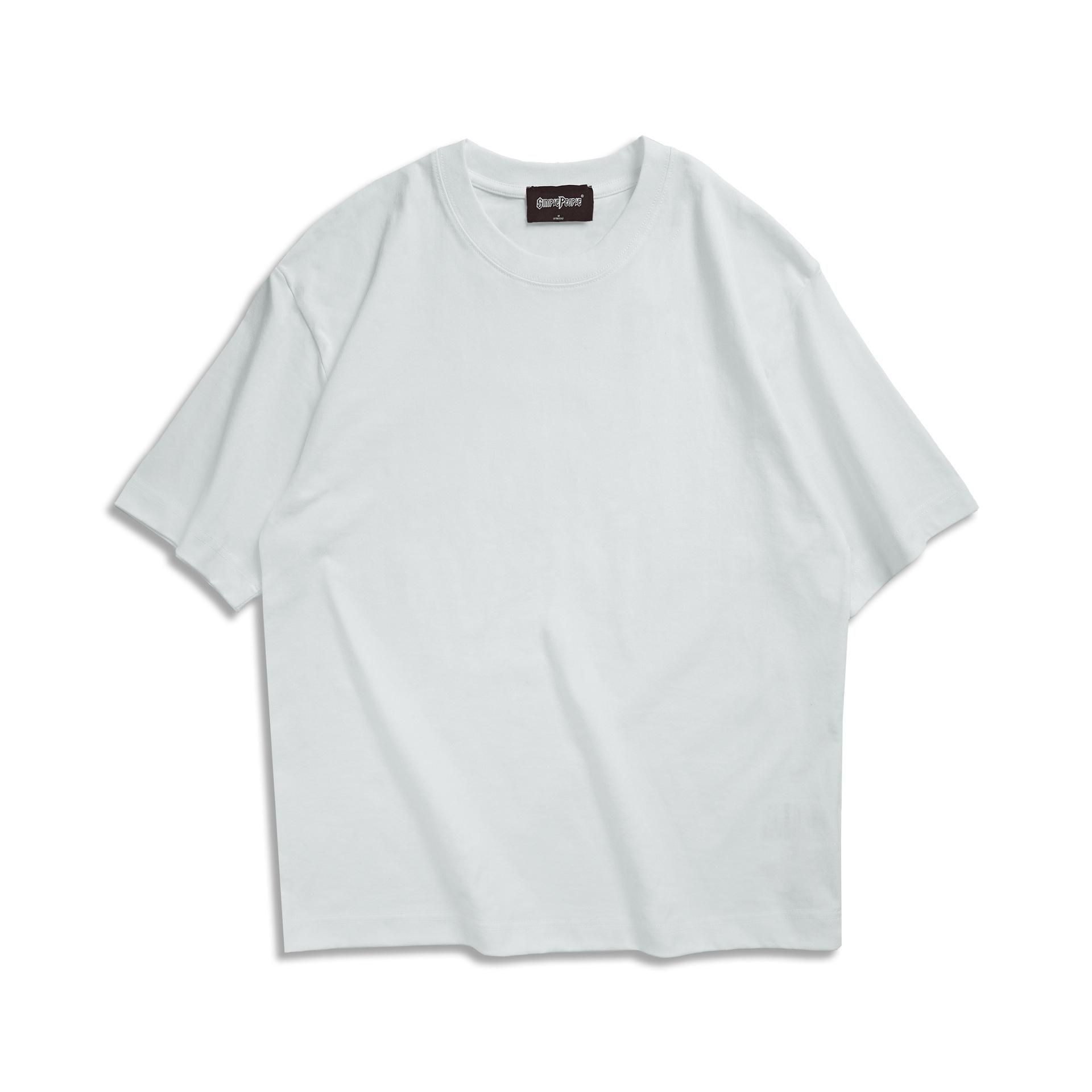 

Oversized Summer T Shirts Women Men Brown Casual Female Korean Streetwear Tees Basic Solid Young Cool S белый
