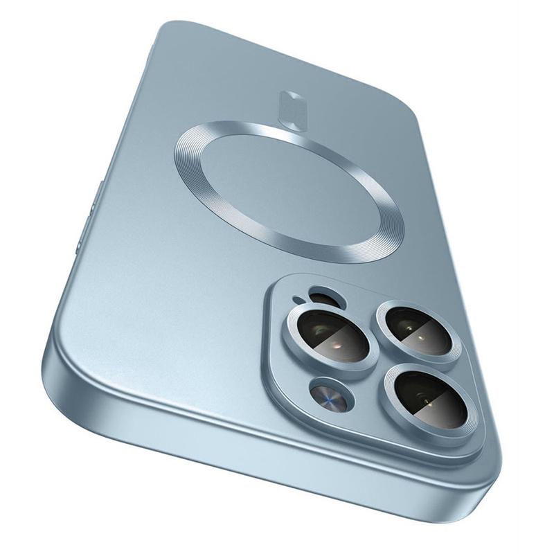 Für Magsafe Linsenschutz Matte Rutschfeste Handyhülle Für IPhone 16 15 14 13 12 11 Pro Max Plus Magnetische Kabellose Ladehülle