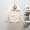 New Korean Style Two-Button Loose Casual Women's Stand-Up Collar Short Down Jacket